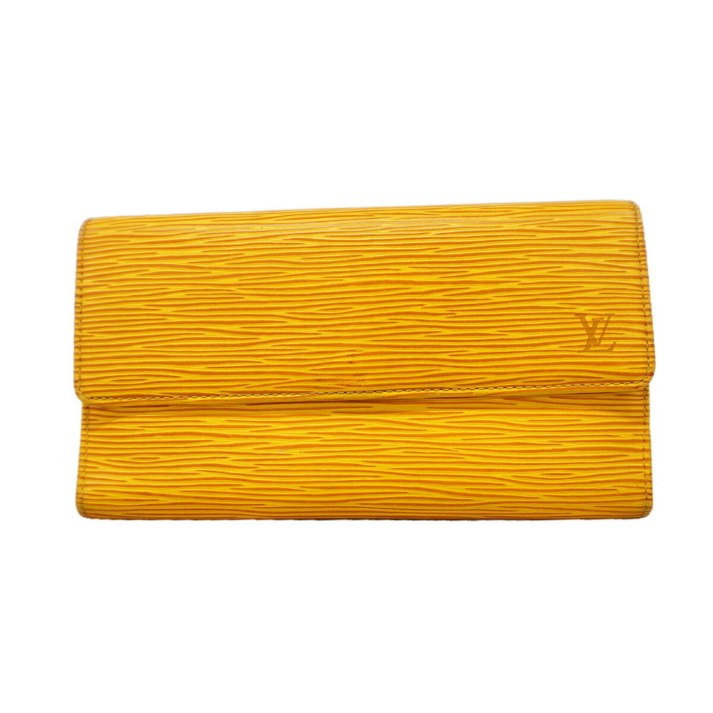 Louis Vuitton Tri-fold Long Wallet, Epi Leather, Portefeuille Tresor Internat...